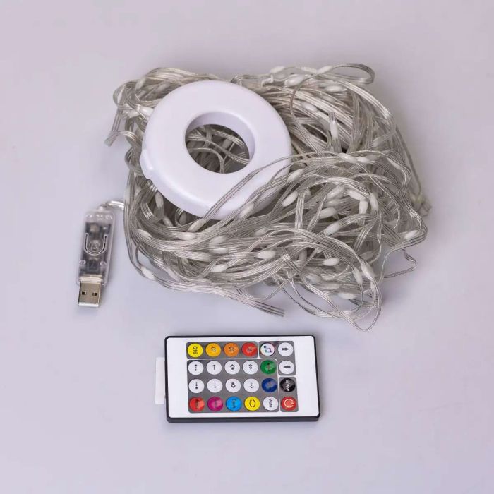 Розумна гірлянда Smart 200 LED довжина 2 м з керуванням зі смартфона прозора, мультиколор 1733042W