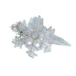 Гірлянда світлодіодна штора GarlandoPro сніжинка і зірка 12 фігур 3х1м гірлянда зірка Жовтий 1733063Y