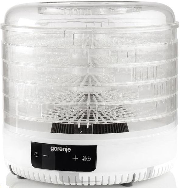 Dryer for products Gorenje, 380W, pallets -5x2.8cm, diameter-31cm, max-70°С, aluminium, plastic, white