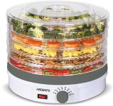 Сушарка для продуктів   , 245Вт, піддонів -5x3см, діаметр-32см, макс-70°С, рег.темп, пластик , білий ARDESTO FDB-5320