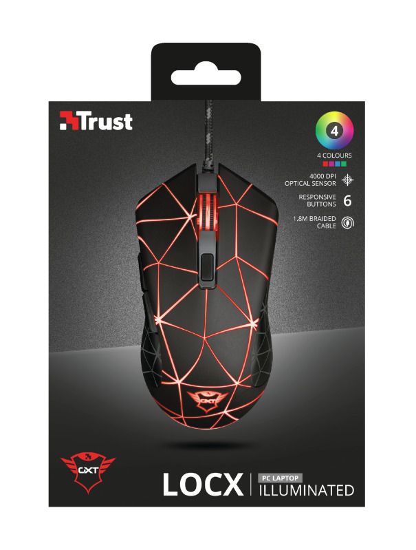 Миша GXT 133 Lock, USB-A, чорний