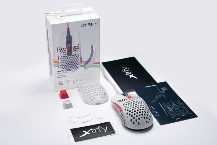 Миша Xtrfy M42, USB-A, RGB,  Retro