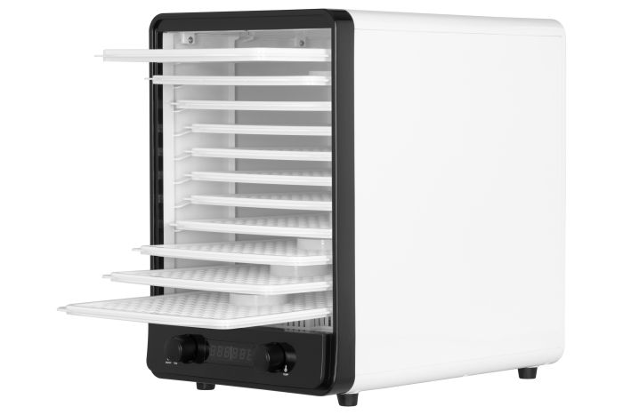 Сушка для продуктов ARDESTO 550Вт, поддонов - 11x3см, макс - 70°С, рег.темп, сетка для ягод, пластик, белый