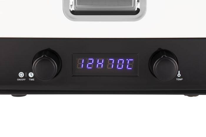 Сушка для продуктов ARDESTO 550Вт, поддонов - 11x3см, макс - 70°С, рег.темп, сетка для ягод, пластик, белый
