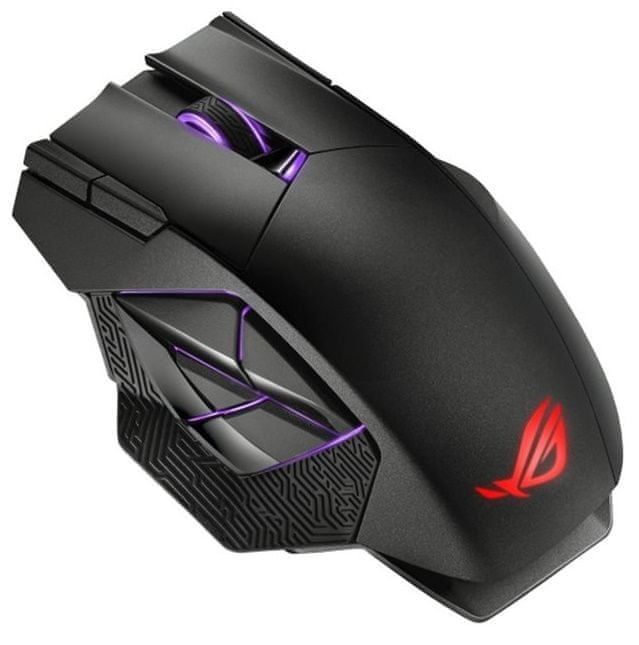 Миша ASUS ROG Spatha X, RGB, USB-A/WL, чорний