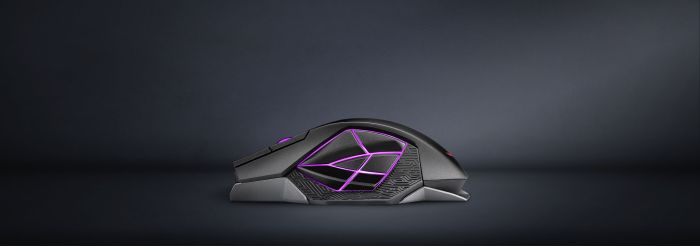 Мышь ASUS ROG Spatha X, RGB, USB-A/WL, чёрный