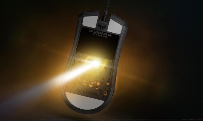 Миша ASUS TUF M4 Air Shell, USB-A, чорний