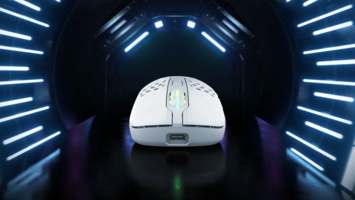 Мышь Xtrfy M42, WL/USB-A, RGB, Білий