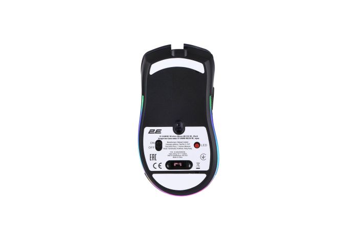Мышь 2E GAMING MG350 WL, RGB, USB-A/WL, чёрный
