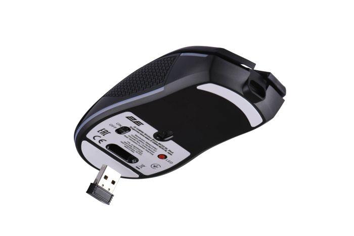 Мышь 2E GAMING MG350 WL, RGB, USB-A/WL, чёрный