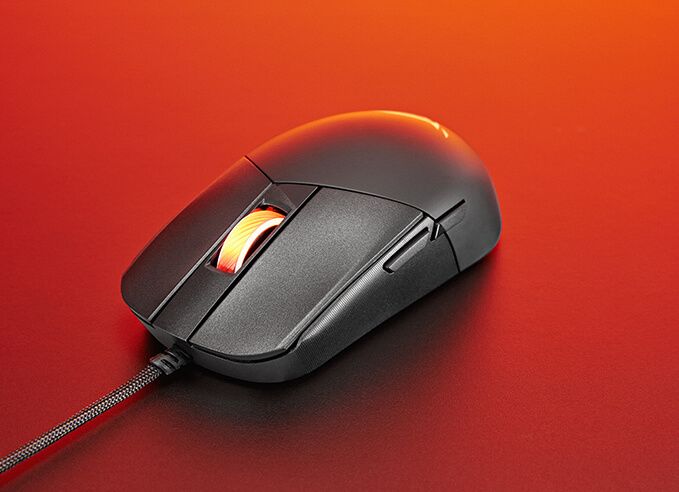 Мышь ASUS ROG Strix Impact III, RGB, USB-A, чёрный