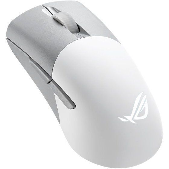 Мышь ASUS ROG Keris AimPoint, RGB, USB-A/WL/BT, белый
