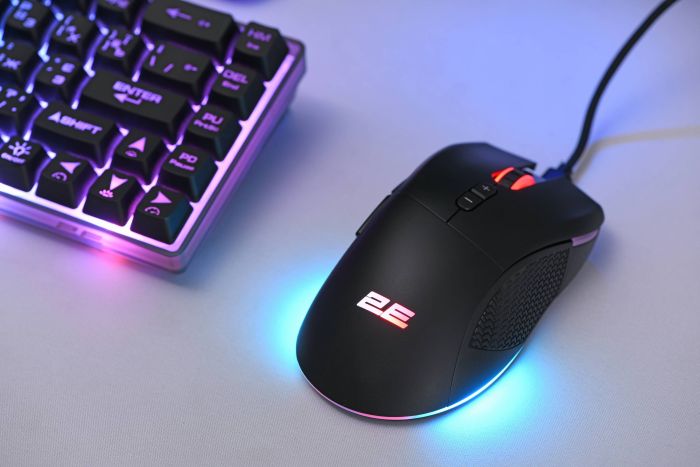 Мышь 2E GAMING MG350 WL, RGB, USB-A/WL, чёрный