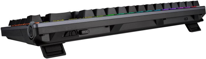 Клавіатура механічна ASUS ROG Azoth, 81key, NX Red, USB-A/WL/BT, EN, RGB, чорний