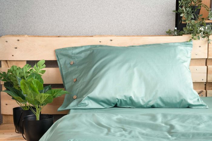 Наволочка ARDESTO Mix&Match, 50х70см, 100% хлопок, сатин, зеленый