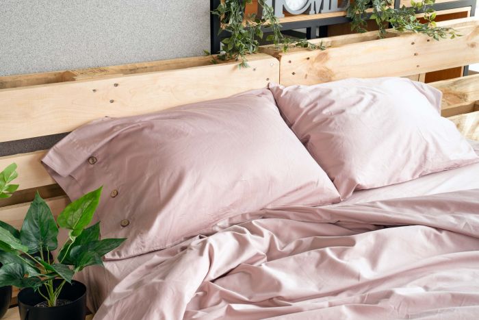 Pillowcase ARDESTO Mix&Match 50x70cm, 100% cotton, sateen, light pink