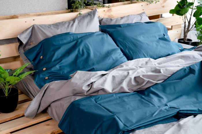 Підковдра ARDESTO Mix&Match, 160х220см, 100% бавовна, сатин, синій