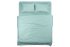 Fitted sheet ARDESTO Mix&Match 160x200+30cm, 100% cotton, sateen, green