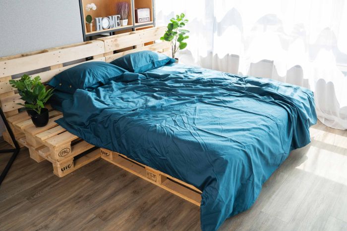 Пододеяльник ARDESTO Mix&Match, 160х220см, 100% хлопок, сатин, синий
