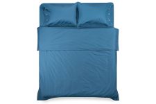 Flat sheet ARDESTO Mix&Match 180x240cm, 100% cotton, sateen, blue
