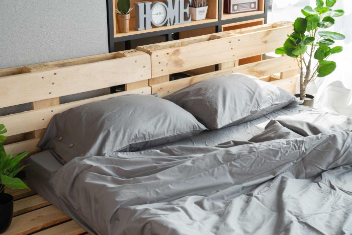 Flat sheet ARDESTO Mix&Match 180x240cm, 100% cotton, sateen, gray