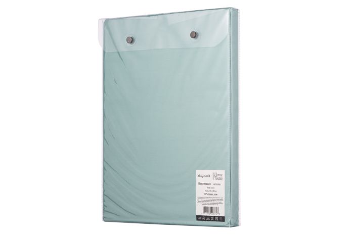 Простынь ARDESTO Mix&Match, 180х240см, 100% хлопок, сатин, зеленый