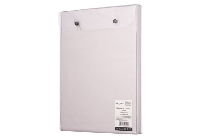 Flat sheet ARDESTO Mix&Match 180x240cm, 100% cotton, sateen, ivory