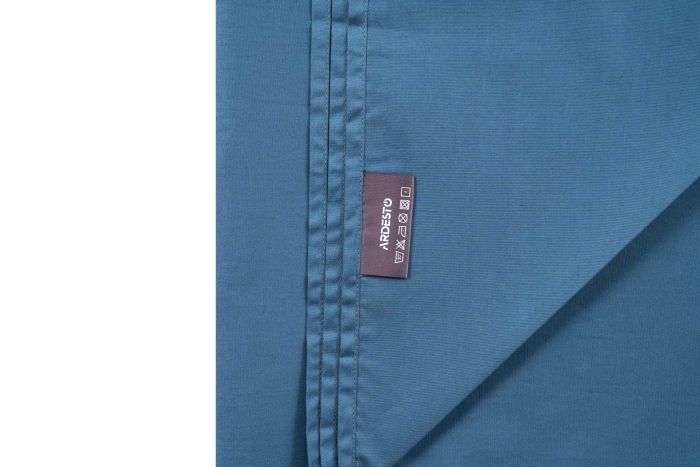 Простирадло ARDESTO Mix&Match, 240х260см, 100% бавовна, сатин, синій