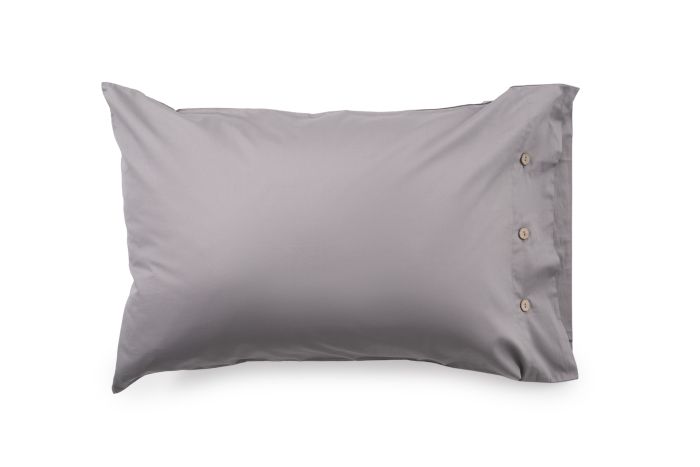 Pillowcase ARDESTO Mix&Match 50x70cm, 100% cotton, sateen, gray