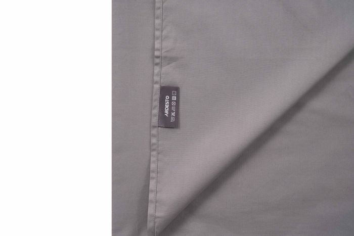 Flat sheet ARDESTO Mix&Match 240x260cm, 100% cotton, sateen, gray