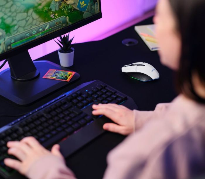 Мышь Trust GXT 110 FELOX, WL, Білий