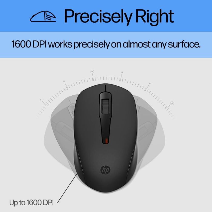 HP Combo keyboard and mouse 150, USB-A, EN/UK, black