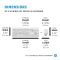HP Combo keyboard and mouse 230, WL, EN/UK, white