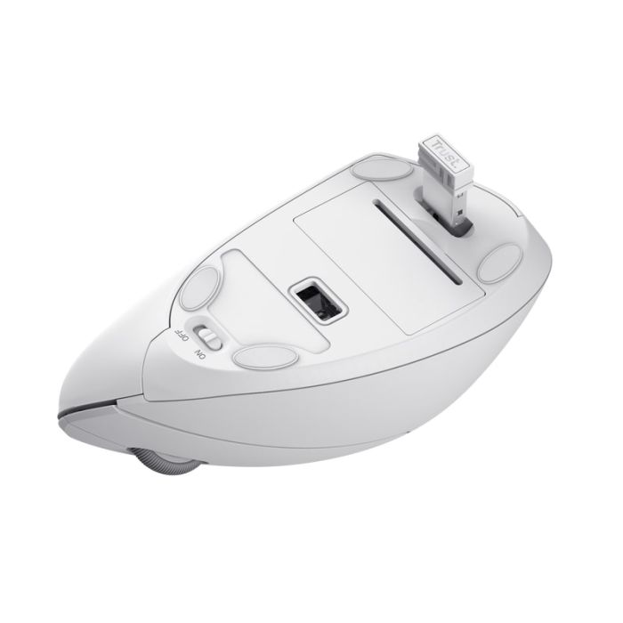 Мышь Trust Verto Ergonomic, WL, Белый
