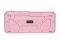 2E GAMING Membrane keyboard KG315 110key, USB-A, EN/UA, RGB, pink