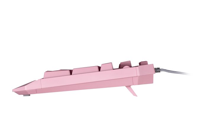 2E GAMING Membrane keyboard KG315 110key, USB-A, EN/UA, RGB, pink