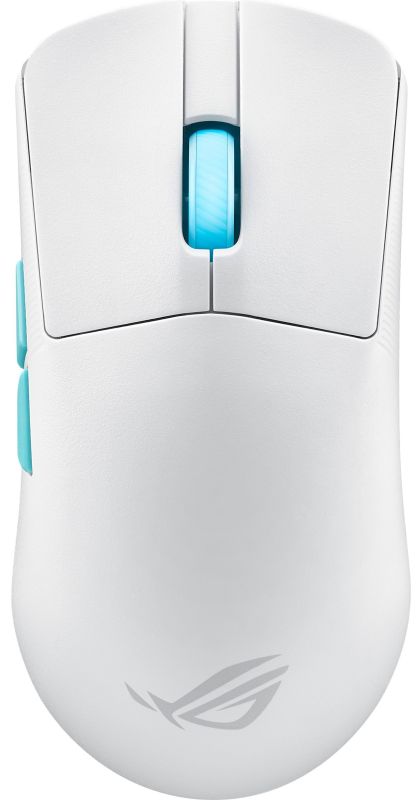 Миша ASUS ROG Harpe Ace Aim Lab Edition, RGB, USB-A/WL/BT, білий