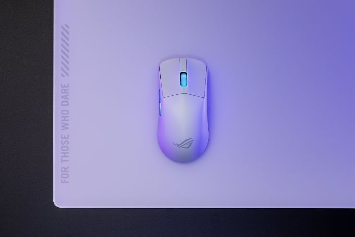 Миша ASUS ROG Harpe Ace Aim Lab Edition, RGB, USB-A/WL/BT, білий