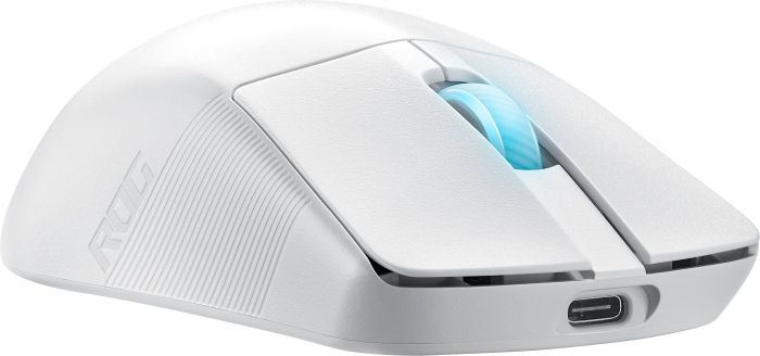 Миша ASUS ROG Harpe Ace Aim Lab Edition, RGB, USB-A/WL/BT, білий