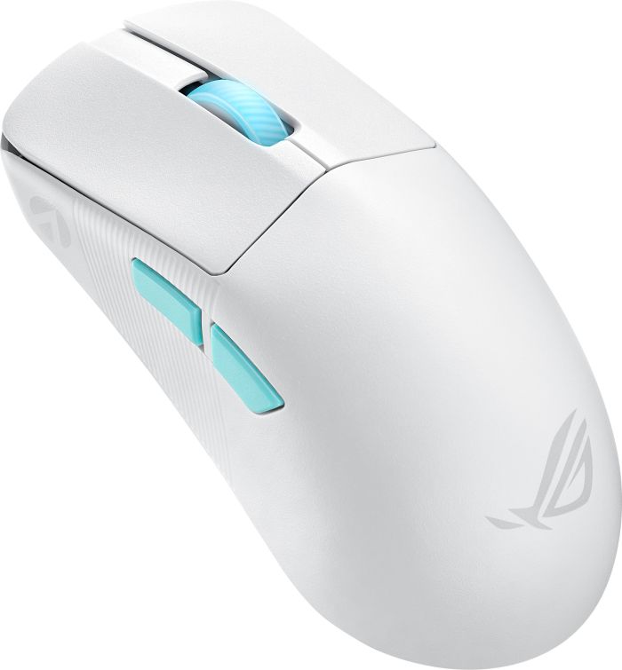 Миша ASUS ROG Harpe Ace Aim Lab Edition, RGB, USB-A/WL/BT, білий