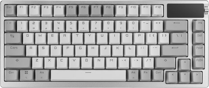 Клавіатура механічна ASUS ROG Azoth 81key, NX Red, USB-A/WL/BT, EN, RGB, білий