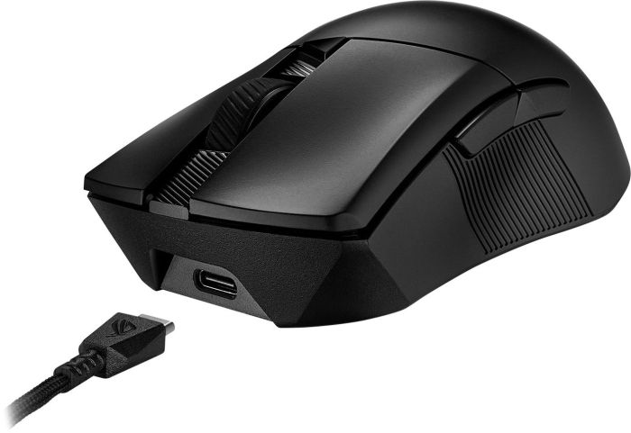 Мышь ASUS ROG Gladius III AimPoint, RGB, USB-A/WL/BT, чёрный