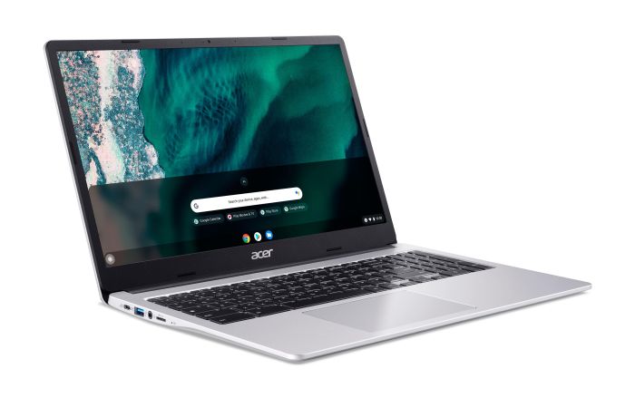 Ноутбук Acer Chromebook CB315-4HT 15" FHD IPS Touch, Intel C N4500, 8GB, F128GB, UMA, ChromeOS, сріблястий