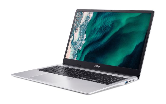 Ноутбук Acer Chromebook CB315-4HT 15" FHD IPS Touch, Intel C N4500, 8GB, F128GB, UMA, ChromeOS, сріблястий