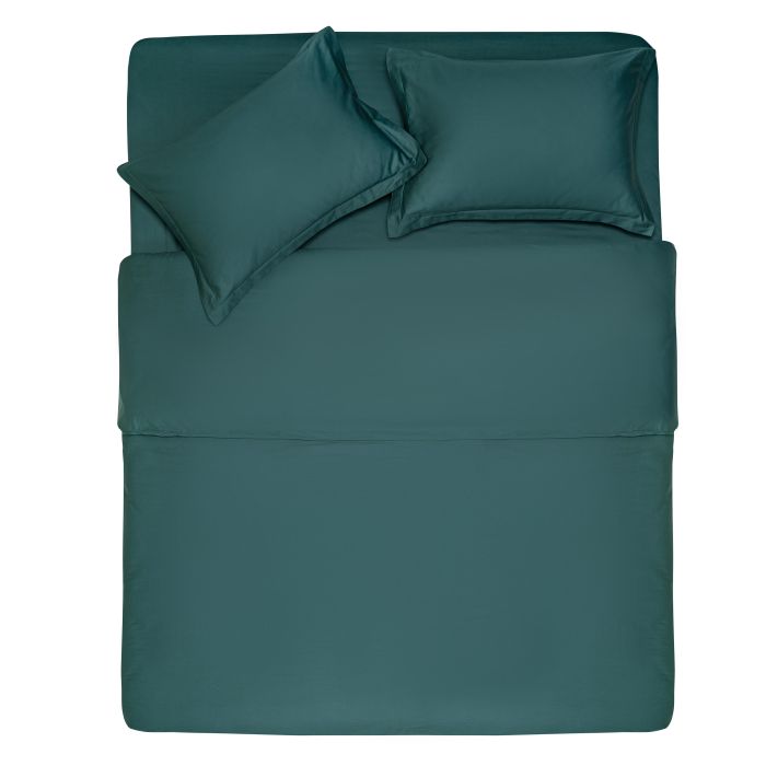 Duvet cover ARDESTO Mix&Match Premium, 160x220cm, 100% cotton, sateen, green