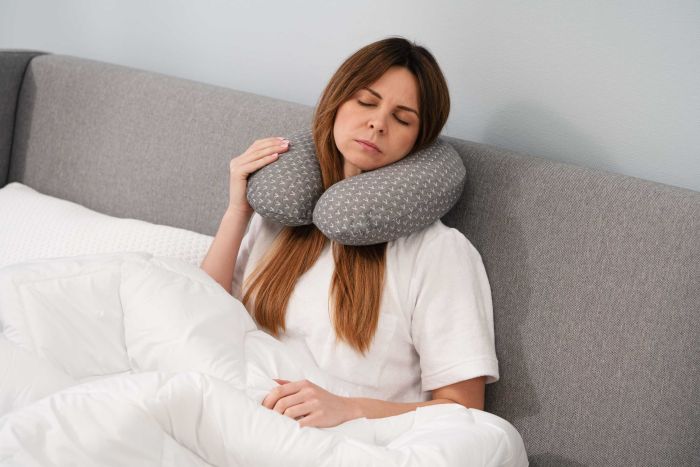 Подушка ортопедическая ARDESTO Sleepwell Travel, 34х29х10см, для шеи, пена мемори, серый