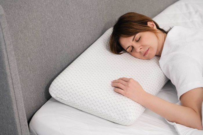 Подушка ортопедическая ARDESTO Sleepwell, 60х40х12см, классическая прямоугольная, пена мемори, белый