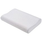 Contour pillow ARDESTO Sleepwell, 60х40х11/9cm, aircell memory foam, white