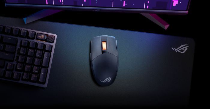 Мышь ASUS ROG Strix Impact III, RGB, WL/BT, чёрный
