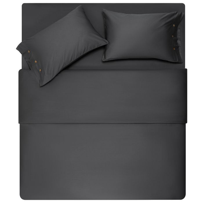 Пододеяльник ARDESTO Mix&Match Premium, 160х220см, 100% хлопок, сатин,  серый